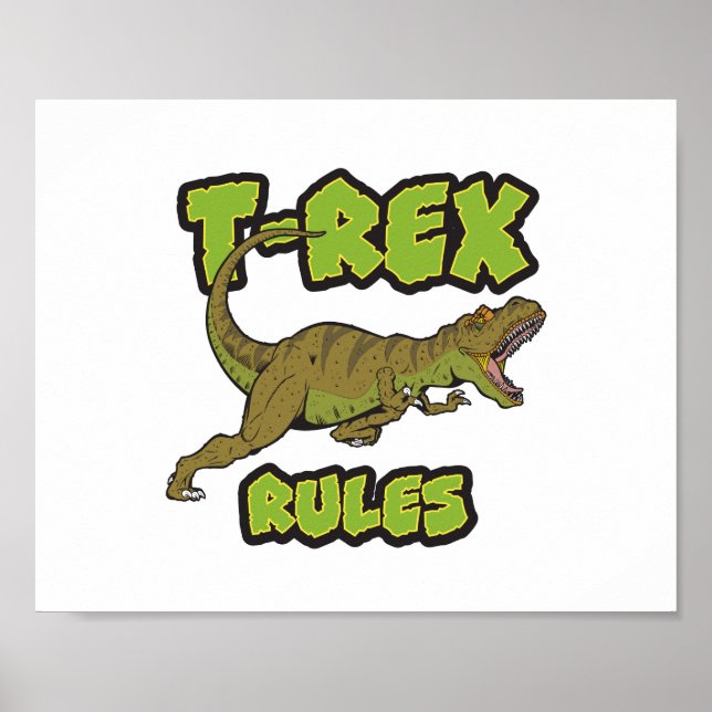 T-Rex Regler Poster (Framsidan)