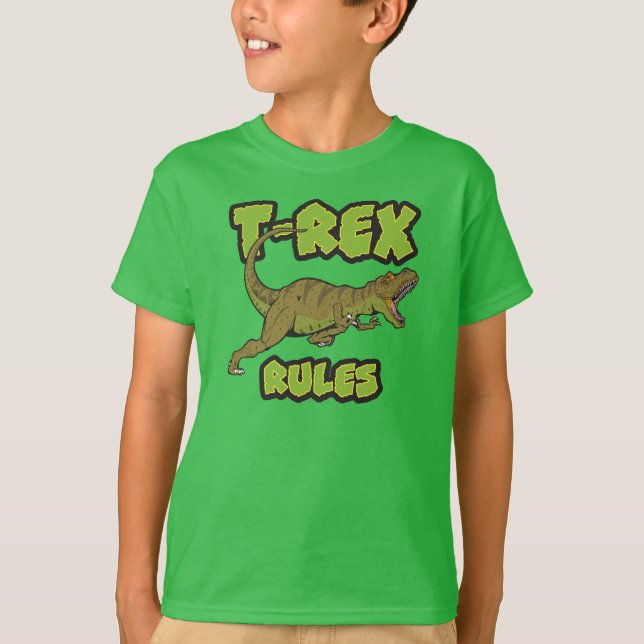 T-Rex Regler T-Shirt (Framsida)