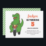 T-Rex Riding Bike Cute Kids Dinosaur Birthday Inbjudningar<br><div class="desc">För barn för rutdesign,  pojkar eller flickor som kärlek dinosaur,  dino-tecknad,  T-rex och andra dinosauriarter. Perfekt för födelsedagsfest av Jurassic-tema. Du kan anpassa ordalydelsen så att den passar för andra tillfällen.</div>