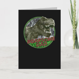 T-rex Roarsome Pappa Retro Kort