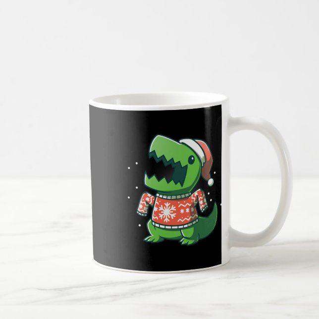 T-rex-Roligten Dinosaur Ugly Saurus Kaffemugg (Höger)