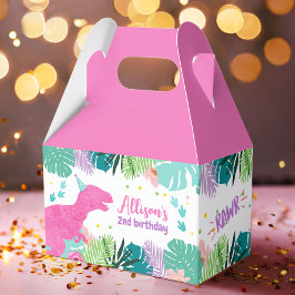 T-Rex Rosa Dinosaur Girl Dino PreHistory Birthday Presentaskar