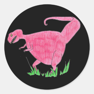 T Rex Runt Klistermärke