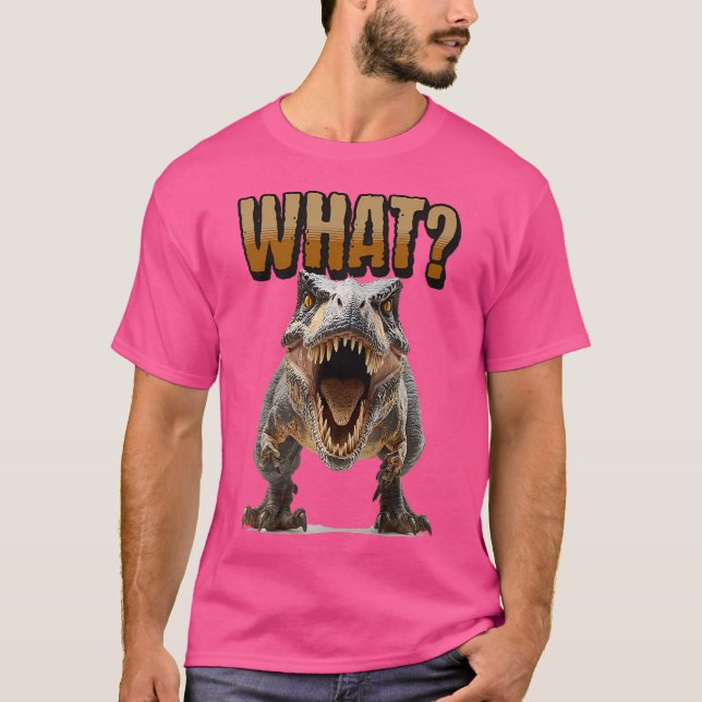 T-Rex säger vad T Shirt (Framsida)