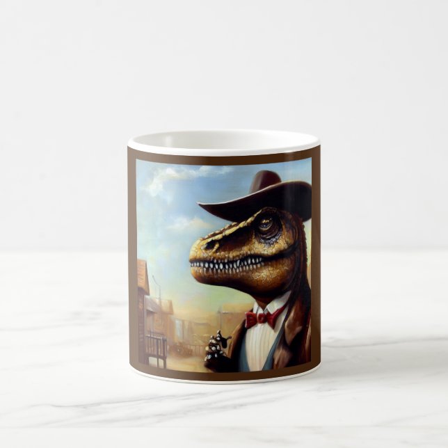 T Rex sheriff Kaffemugg (Center)