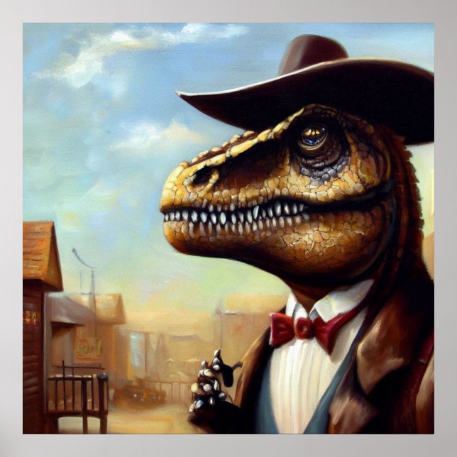 T Rex sheriff Poster (Framsidan)