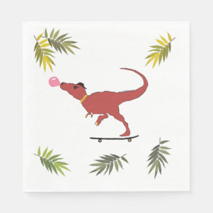 T-rex-skater Pappersservett