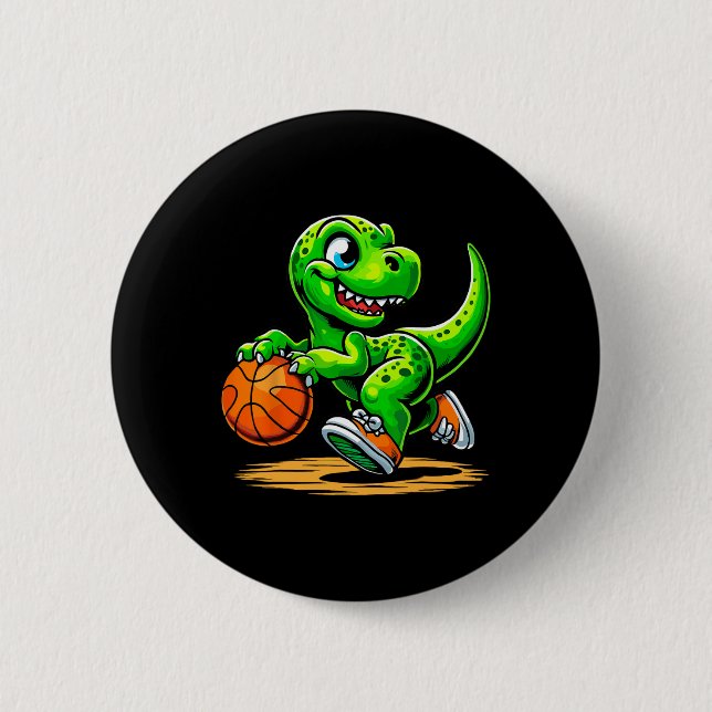 T-rex Skelett Spelare Dinosaurie  Knapp (Framsida)