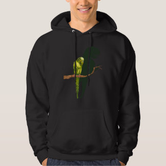 T Rex Skugga Blå Undulat Memes Parakit Fågel Hoodie