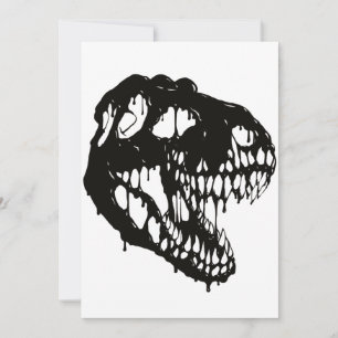 T- Rex-smältpunkt Inbjudningar