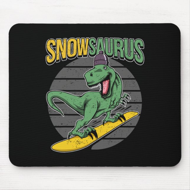 T-rex Snowboard Dinosaur Snowboard  Musmatta (Framsidan)