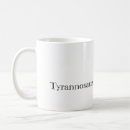 T-Rex som en Texas cowboy: En Tyrannosaurus Tex… Kaffemugg