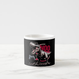 T-Rex Spelare Raseri Inte Mer Design Espressomugg