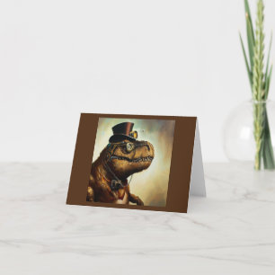 T Rex Steampunk Kort
