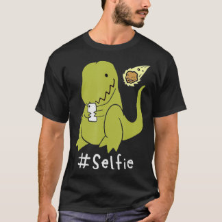 T-Rex Taking Selfie Dinosaur Dino Cool Cute T Shirt