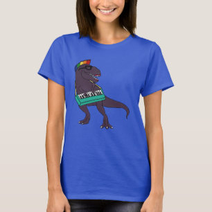 T-Rex Tangentbord Tie Dye Shirt T Shirt