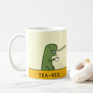 T-Rex Tea Rex roliga Dinosauer Kaffemugg
