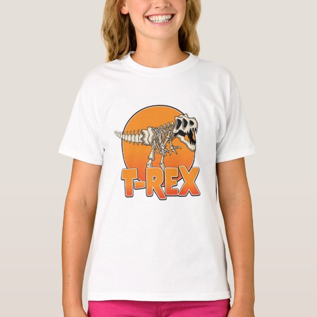 T-REX-tecknadens logotyp T Shirt (Framsida)