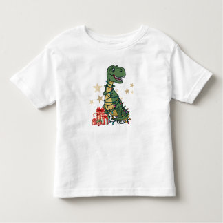 T-Rex The Halls - Funny Dinosaur Christmas Lights T Shirt