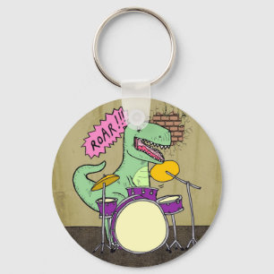 T Rex trummar Nyckelring