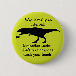 T-rex Tvättar din handfunna handHygien Knapp