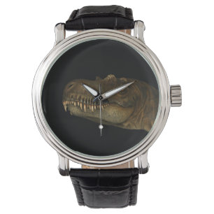 T-Rex Tyrannosaurus Rex Dinosaur Head Dino Ansikte Armbandsur