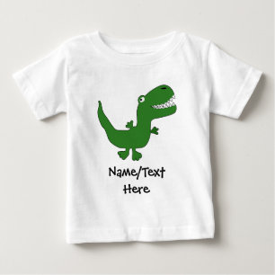 T-Rex Tyrannosaurus Rex Dinosaur Tecknad Kids Boys Tee Shirt