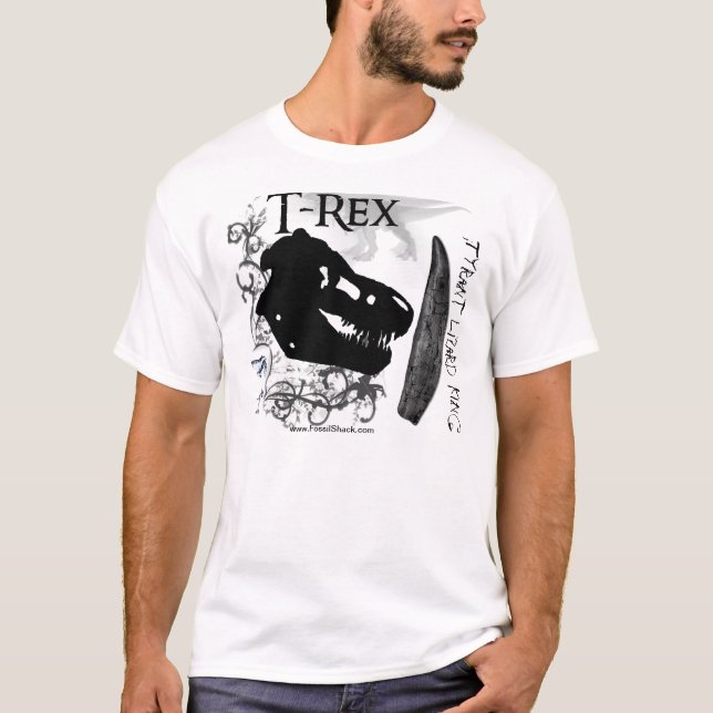 T-Rex TyrannosaurusRex skjorta T-shirt (Framsida)