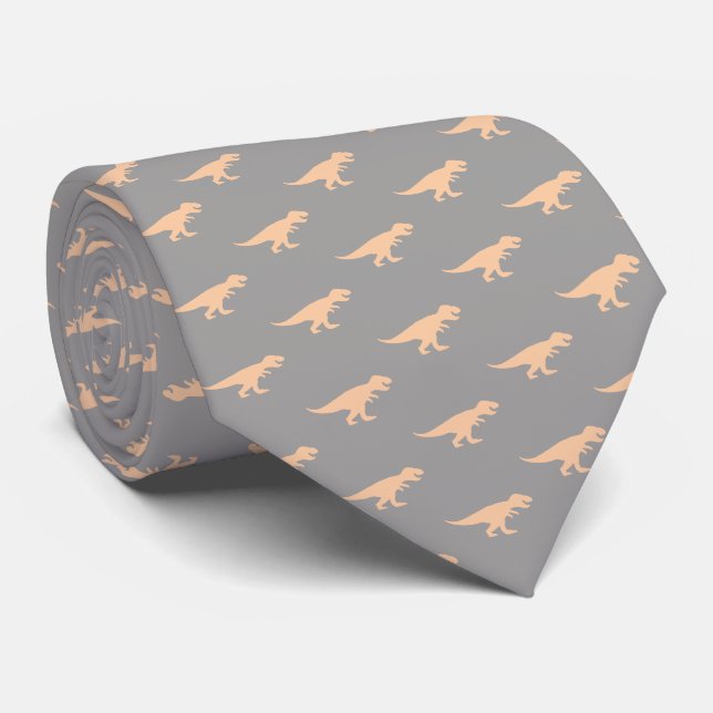 T-Rex Tyranosaurus Kung Dinosaur Elegant Beige Slips (Rullad)