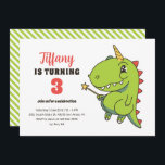 T-Rex Unicorn Fairy Kids Dinosaur Birthday Inbjudningar<br><div class="desc">För barn för rutdesign,  pojkar eller flickor som kärlek dinosaur,  dino-tecknad,  T-rex och andra dinosauriarter. Perfekt för födelsedagsfest av Jurassic-tema. Du kan anpassa ordalydelsen så att den passar för andra tillfällen.</div>