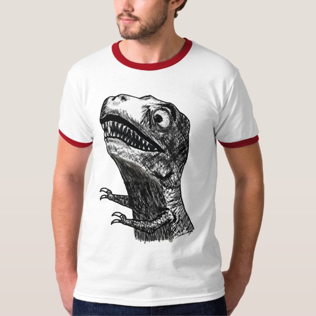 T-Rex ursinne Meme - RingerT-tröja Tee (Framsida)