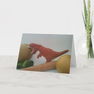 T-Rex valentin kort