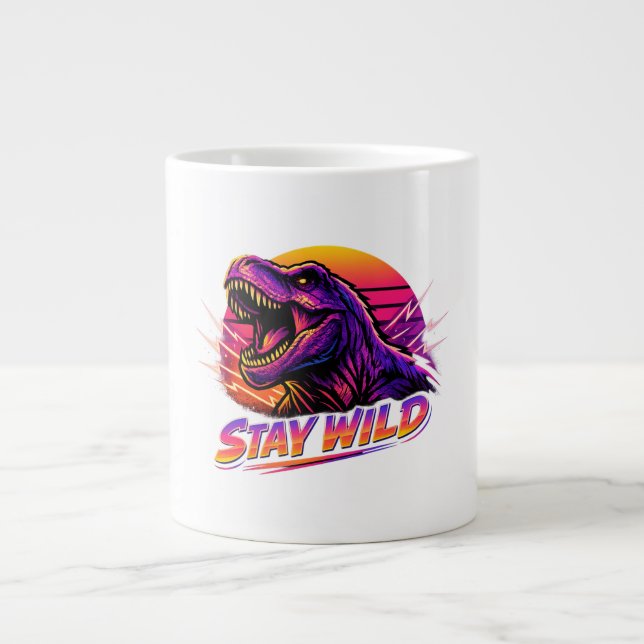T-Rex Var Vild Jumbo Mugg (Framsidan)