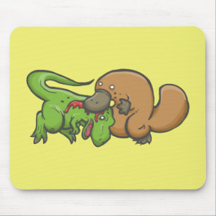 T-rex vs näbbdjur musmatta