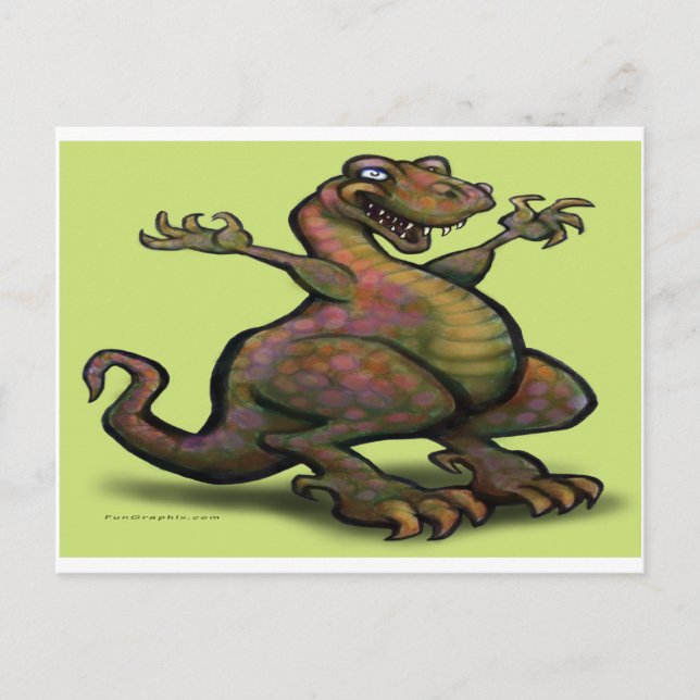 T-Rex Vykort (Framsida)