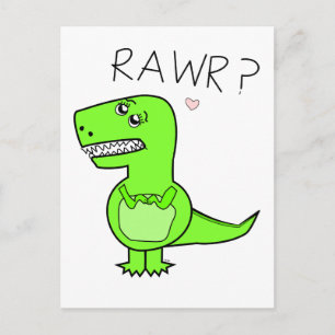 T-Rex-vykort Vykort