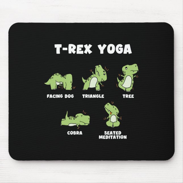 T-rex Yoga  Musmatta (Framsidan)
