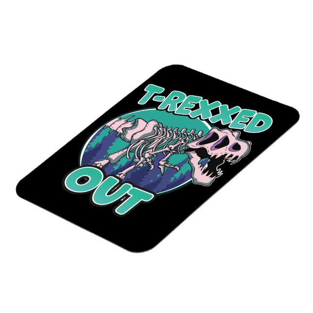T-Rexxad dinosaur Magnet (Vänstra Sidan)