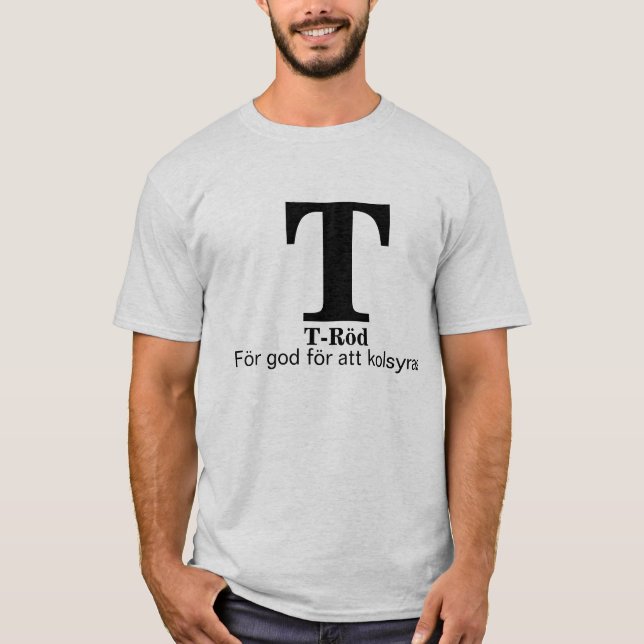 T-Röd Tee Shirt (Framsida)
