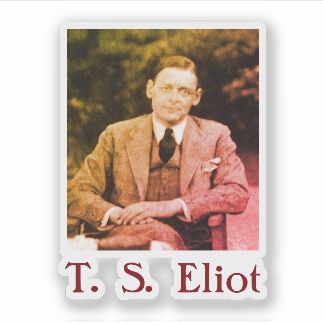 T. S. Eliot Klistermärken (Framsida)