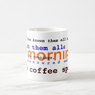 T.S. Eliot offentlig områdesPrufrock poesi Kaffemugg