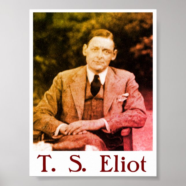 T. S. Eliot Poster (Framsidan)