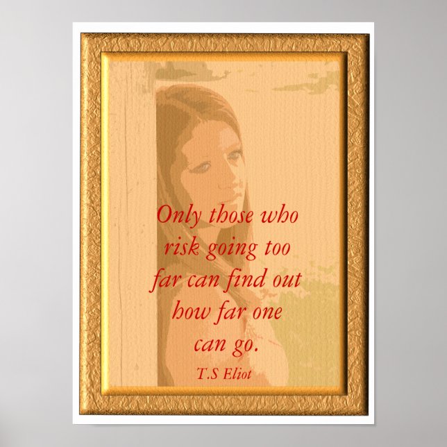 T.S Eliot _ Poster offert (Framsidan)