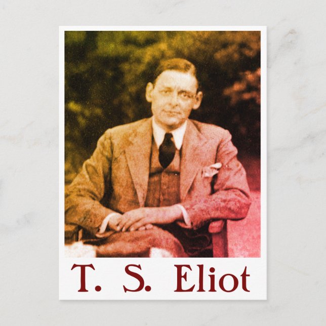T. S. Eliot Vykort (Framsida)