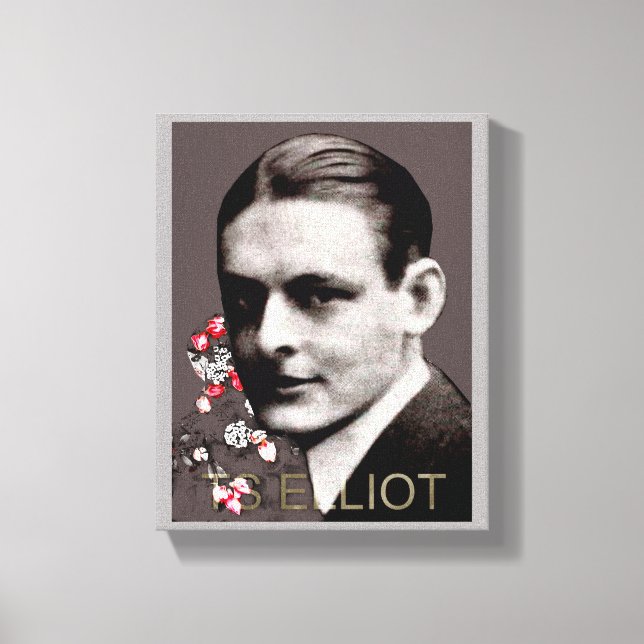 T S Elliot Canvastryck (Framsida)