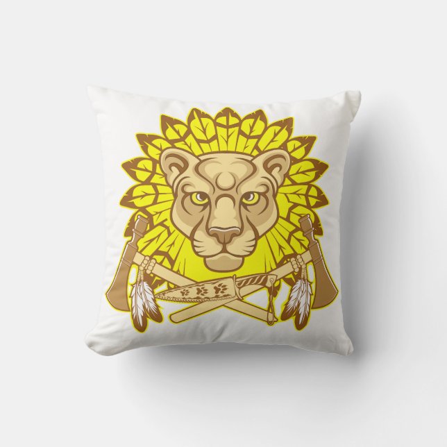 T-Shir Totem - Cougart Kudde (Framsida)