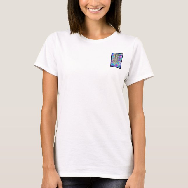 T-Shirons with Shelter Pet Message T Shirt (Framsida)