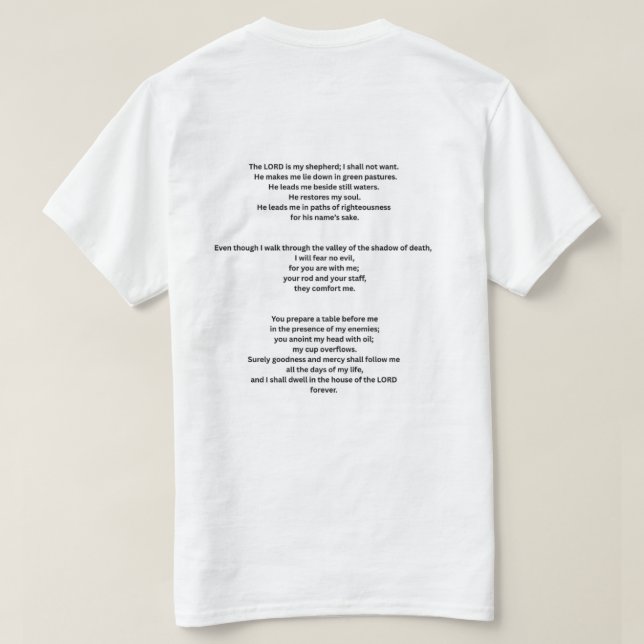 T-Shirt (Design baksida)