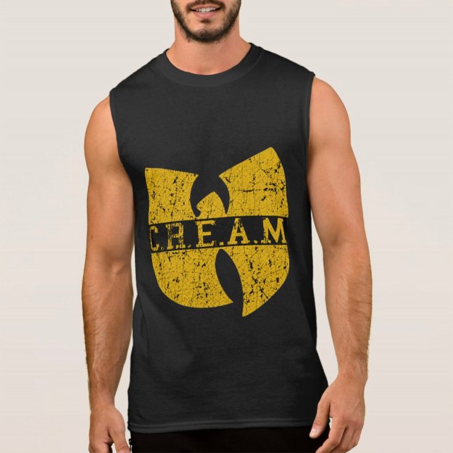 T-Shirt (Men's Wutang CREAM Muscle Tank Top)