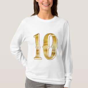 t-shirt 10 tryckt